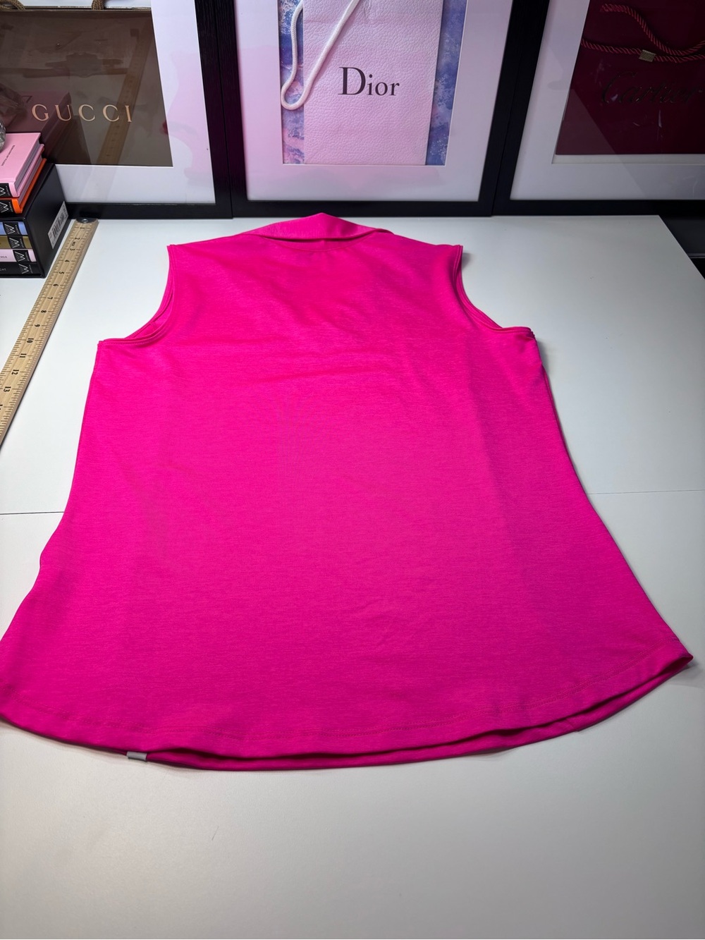 Lady Hagen women’s Sleeveless Golf Polo Pink NWT Tennis Pickleball Casual Sport - Picture 2 of 12